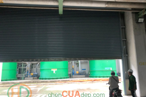 Thi công cửa cuốn, cửa chống cháy, cửa nhôm kính tại nhà máy giấy ChengLong Bình Dương